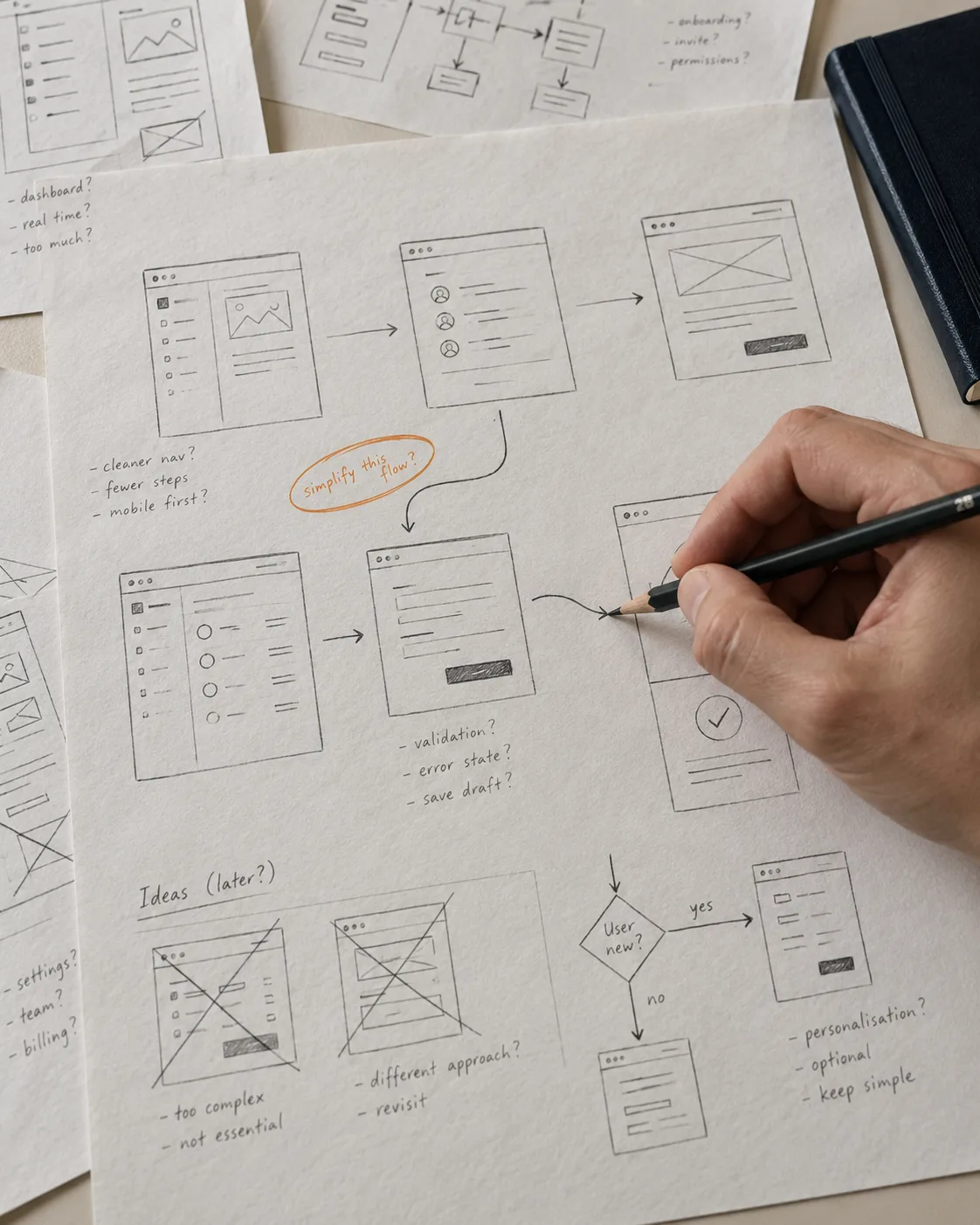 Discovery session — defining technical scope with a client